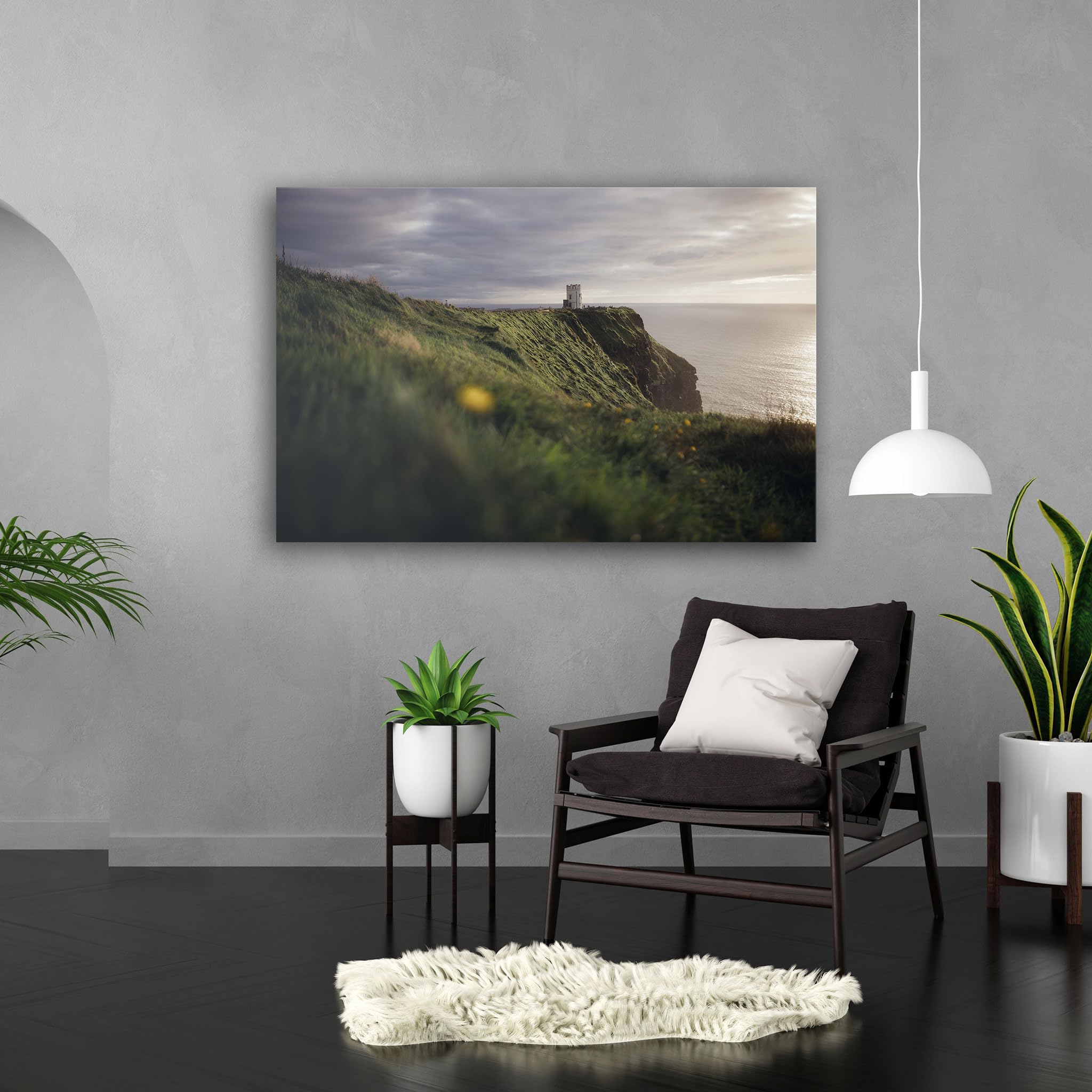Hustling Sharks Wandbilder Küste Sonnenlicht Leinwand 40x30 Meer