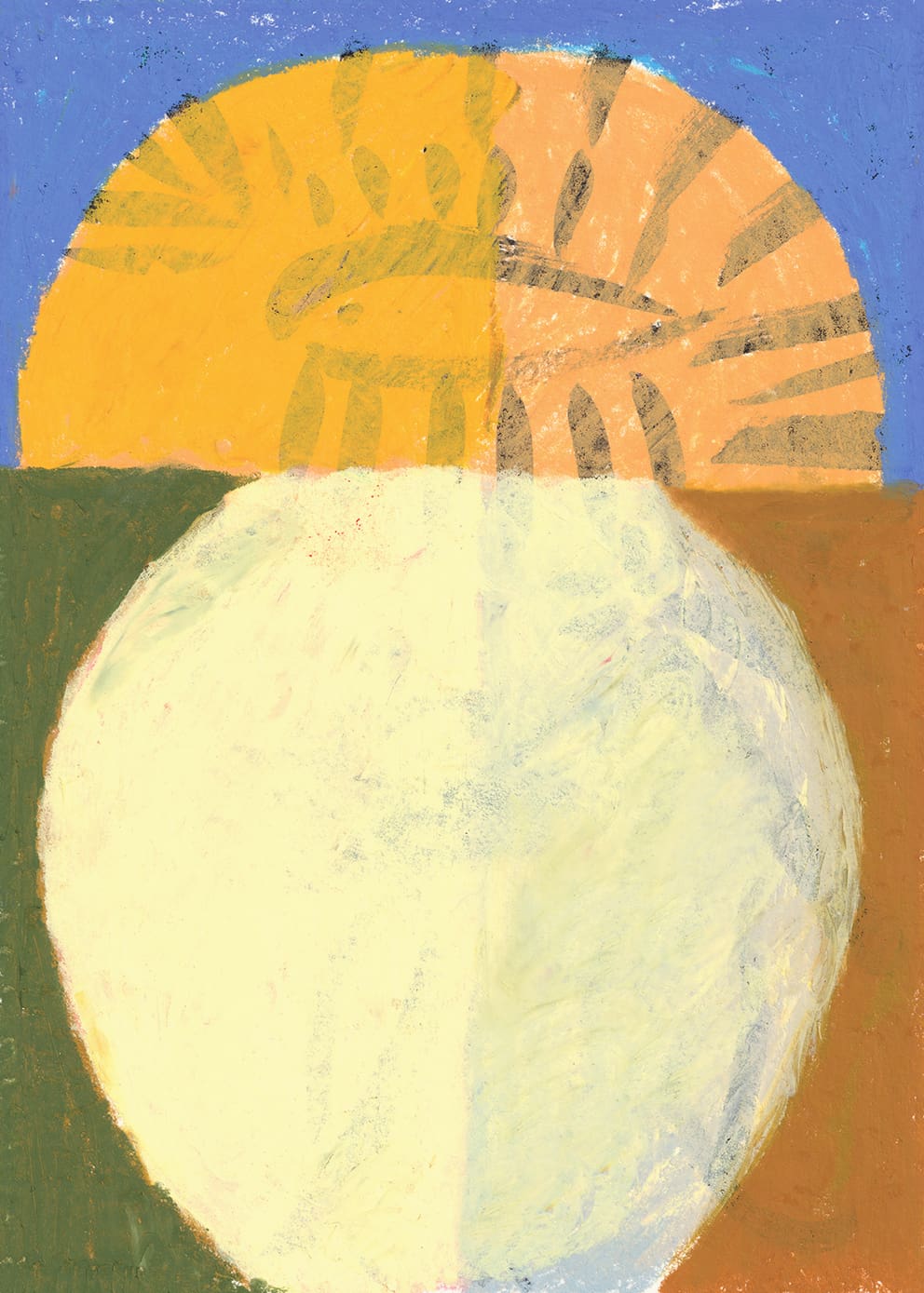 The Poster Club Art Prints The Eye Poster 30x40 cm Blau