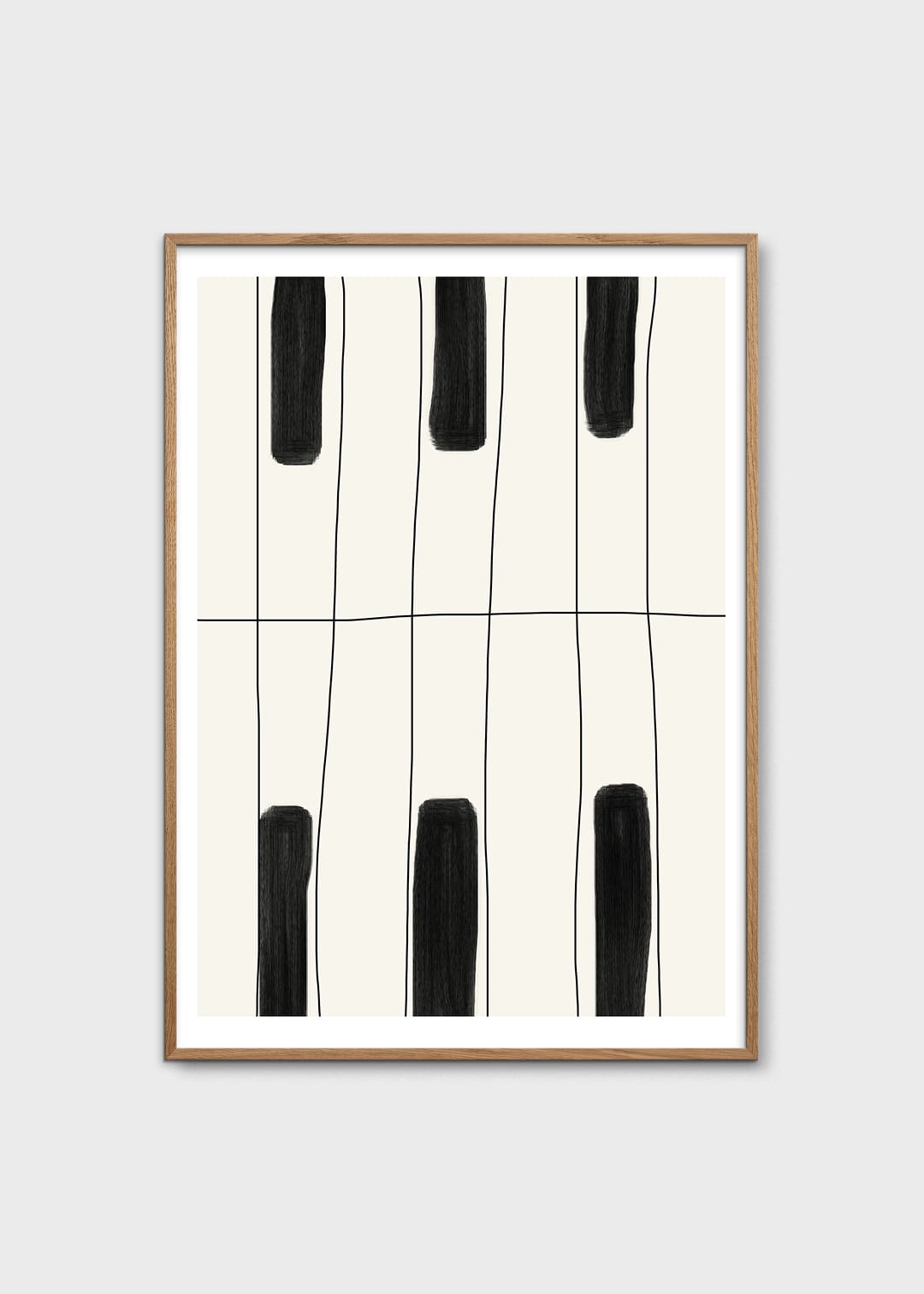 The Poster Club Art Prints The Piano Poster 30x40 beige
