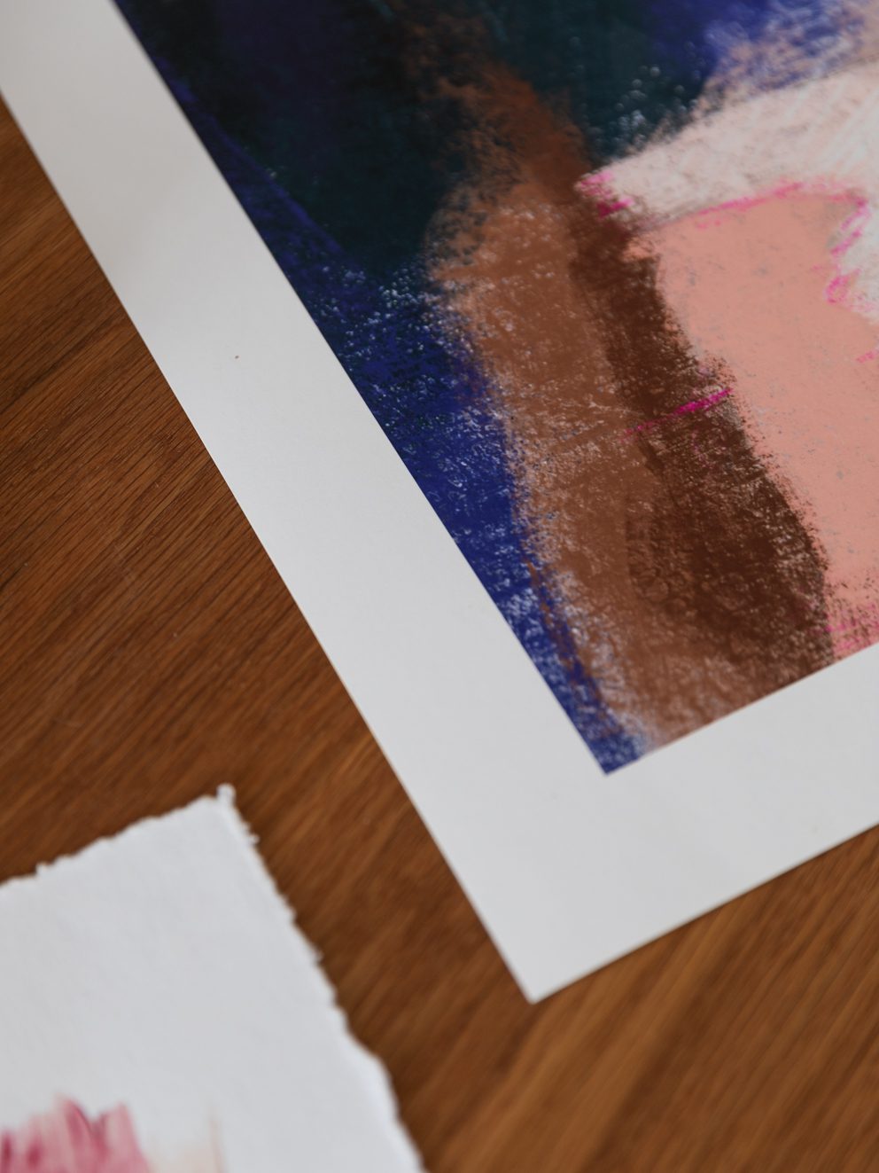 The Poster Club Art Prints Bördig Poster 30x40 cm Blau Rosa