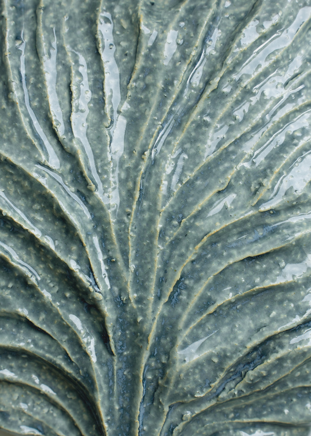 The Poster Club Art Prints Seaweed No.02 Wandrelief 21x21 blau