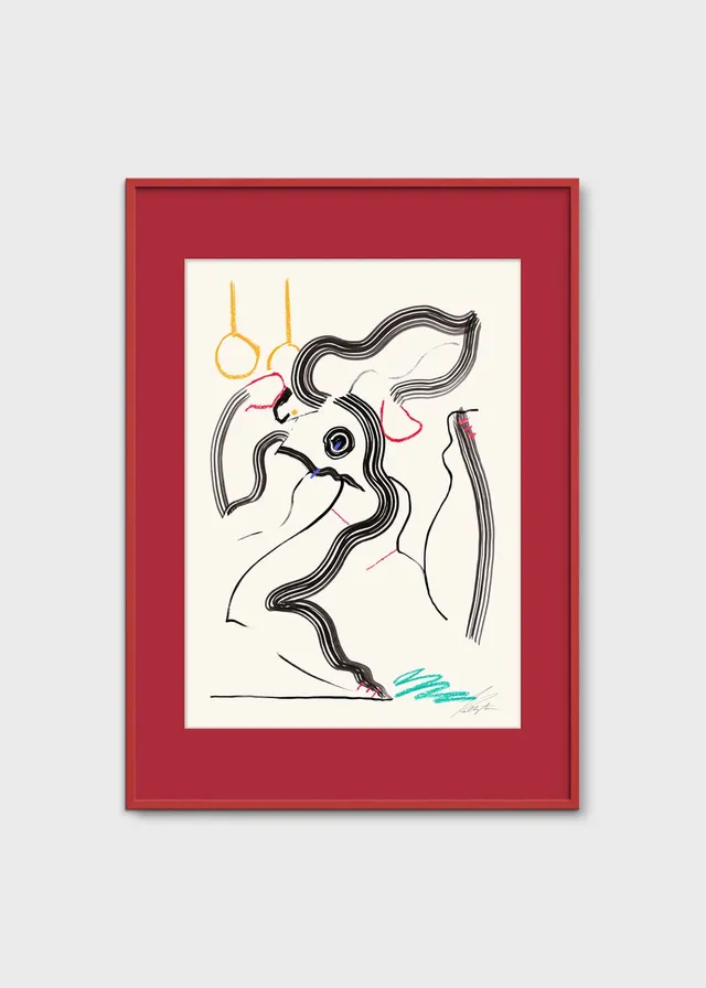 The Poster Club Art Prints Boxing Poster 30x40 cm abstrakt