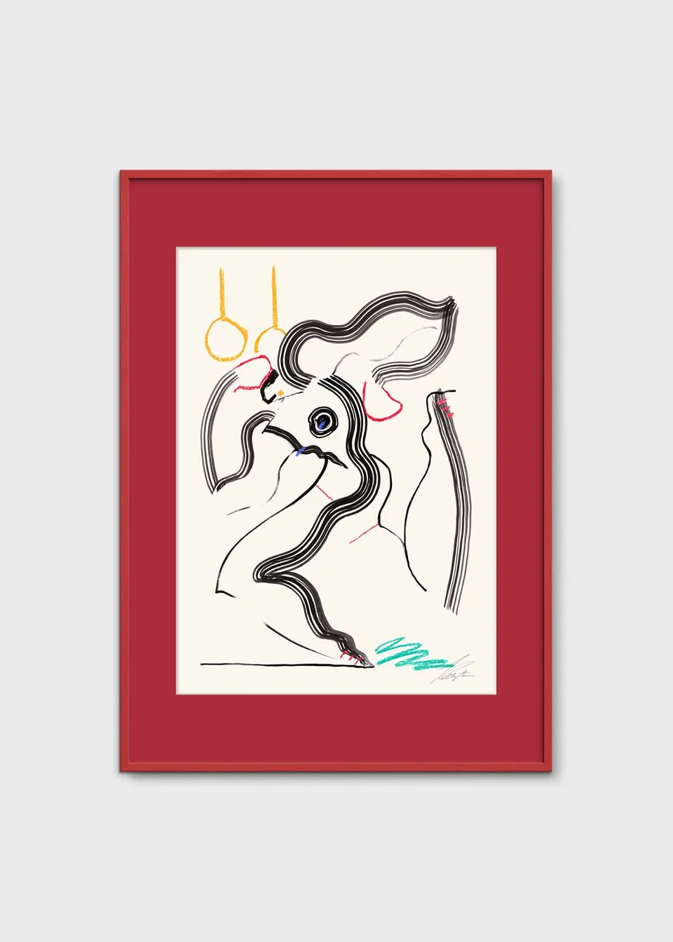 The Poster Club Art Prints Boxing Poster 30x40 cm abstrakt