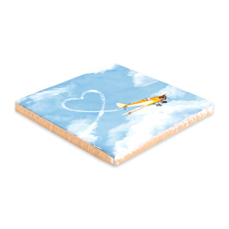 Storytiles Delft Blue A loving expression Fliese S 10x10 Himmel
