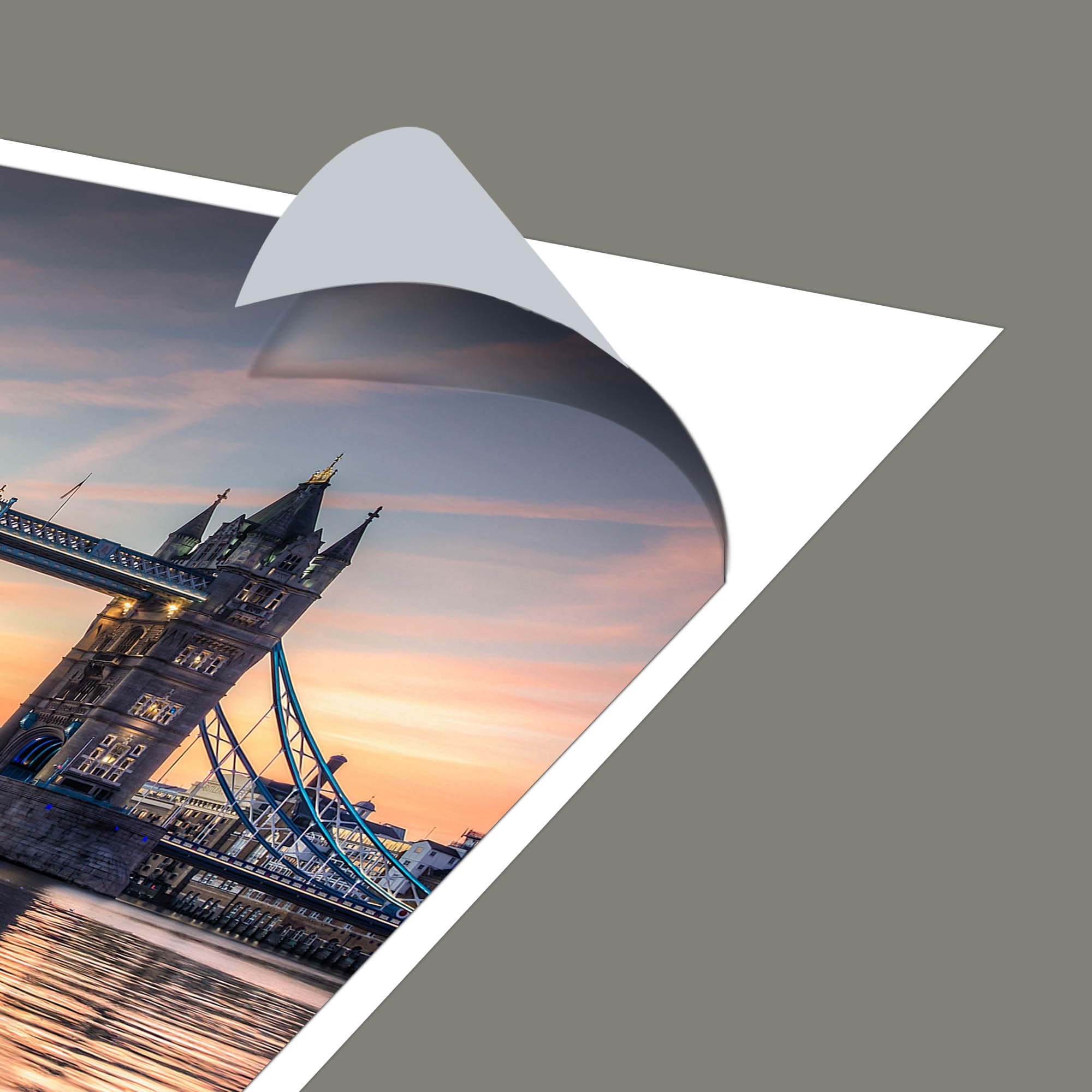 Banjado Möbelfolie Tower Bridge Tischfolie 55x55 selbstklebend