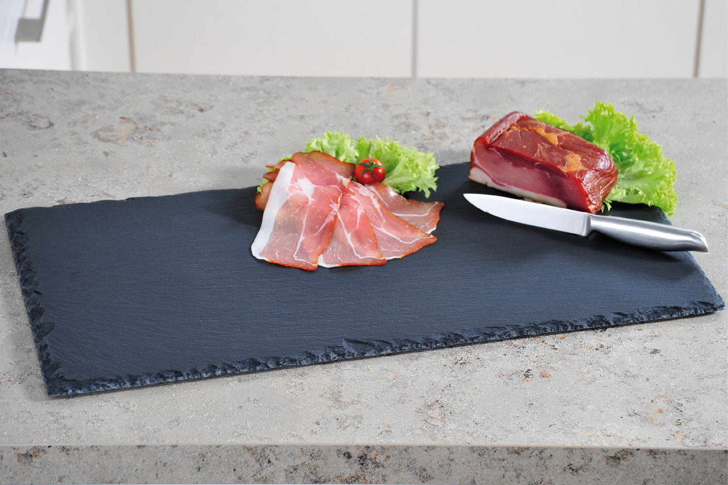 LS-LebenStil Küche & Haushalt Schieferplatte 30x20cm Servierplatte