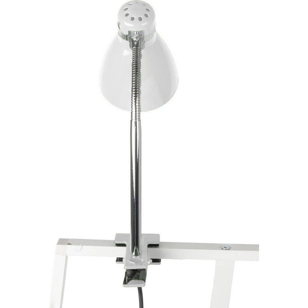 LS-LebenStil Möbel & Wohnen Klemmlampe List Weiß E27 39cm