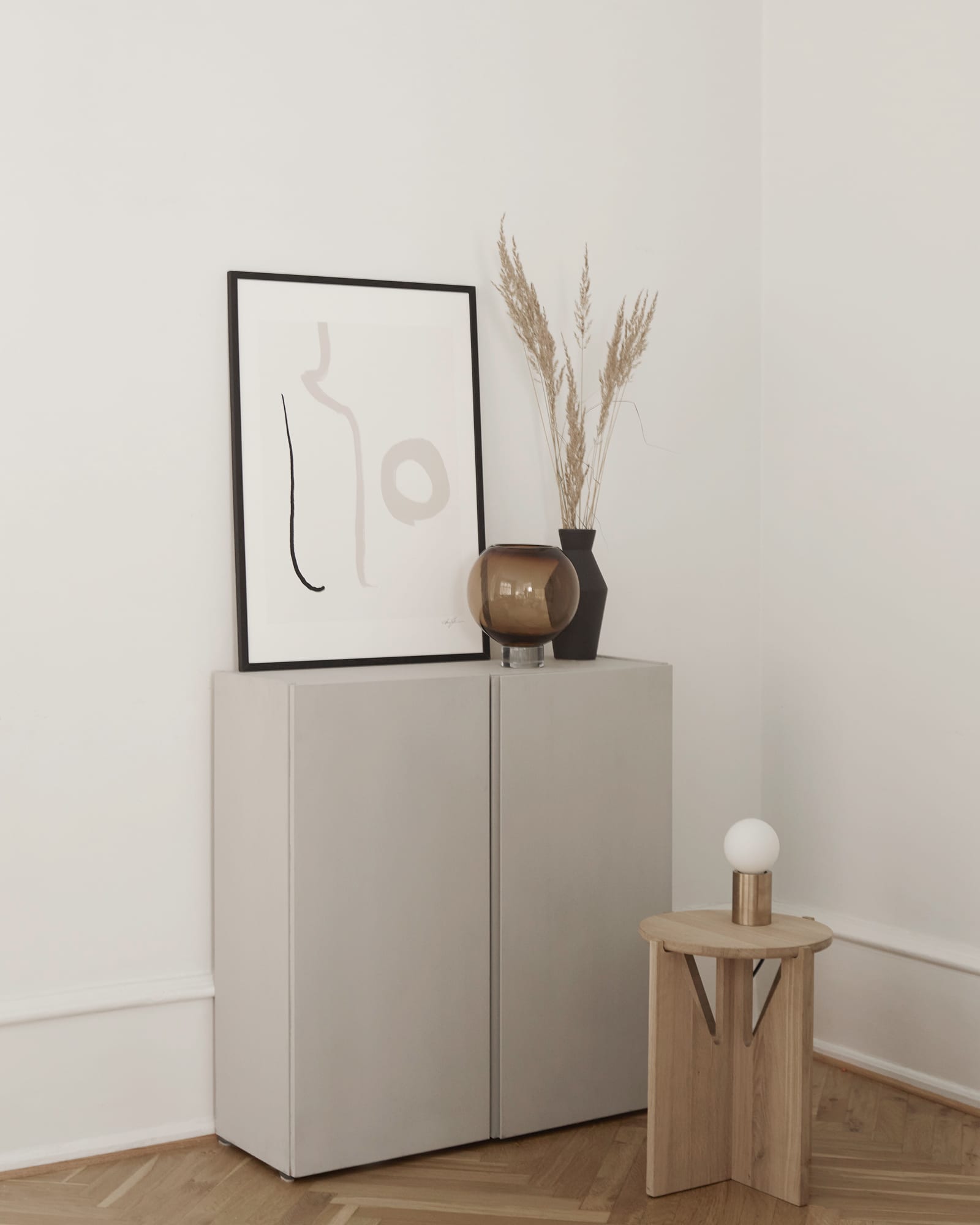 The Poster Club Trio Kunstdruck 50x70 cm Beige