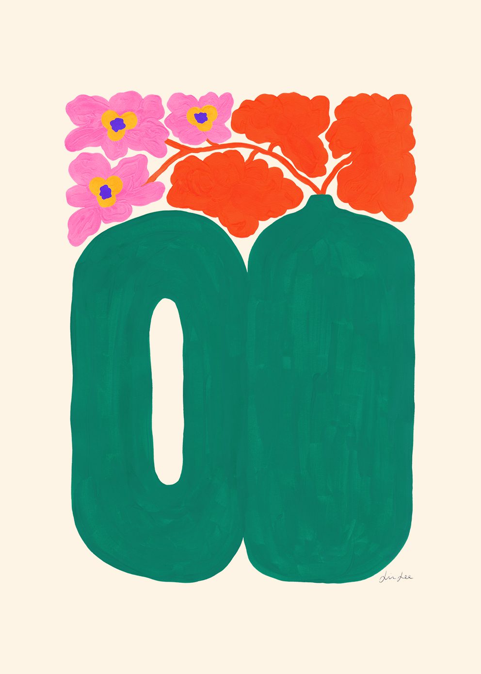 The Poster Club I Picked This for You Poster 30x40 cm botanisch