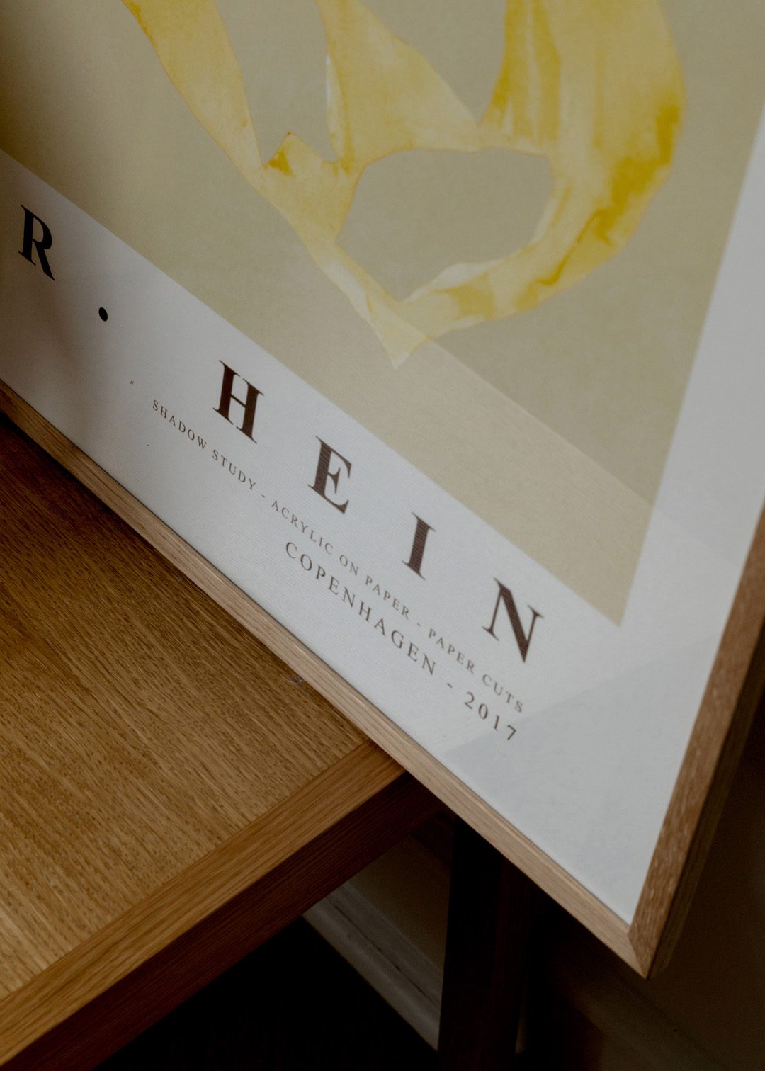 The Poster Club Shadow no. 13 Poster A4 beige abstrakt