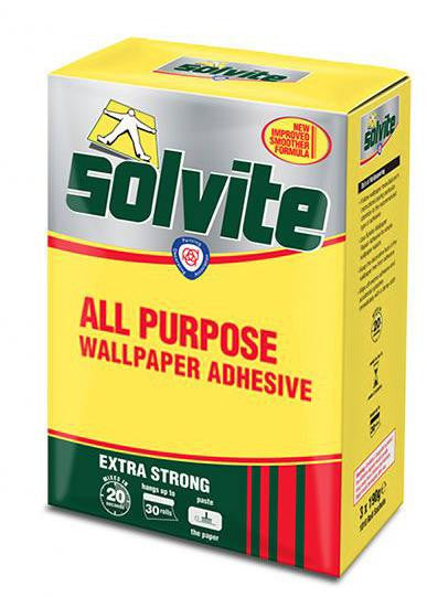 Solvite All-Purpose Tapetenkleister 3x185g 30 Rollen