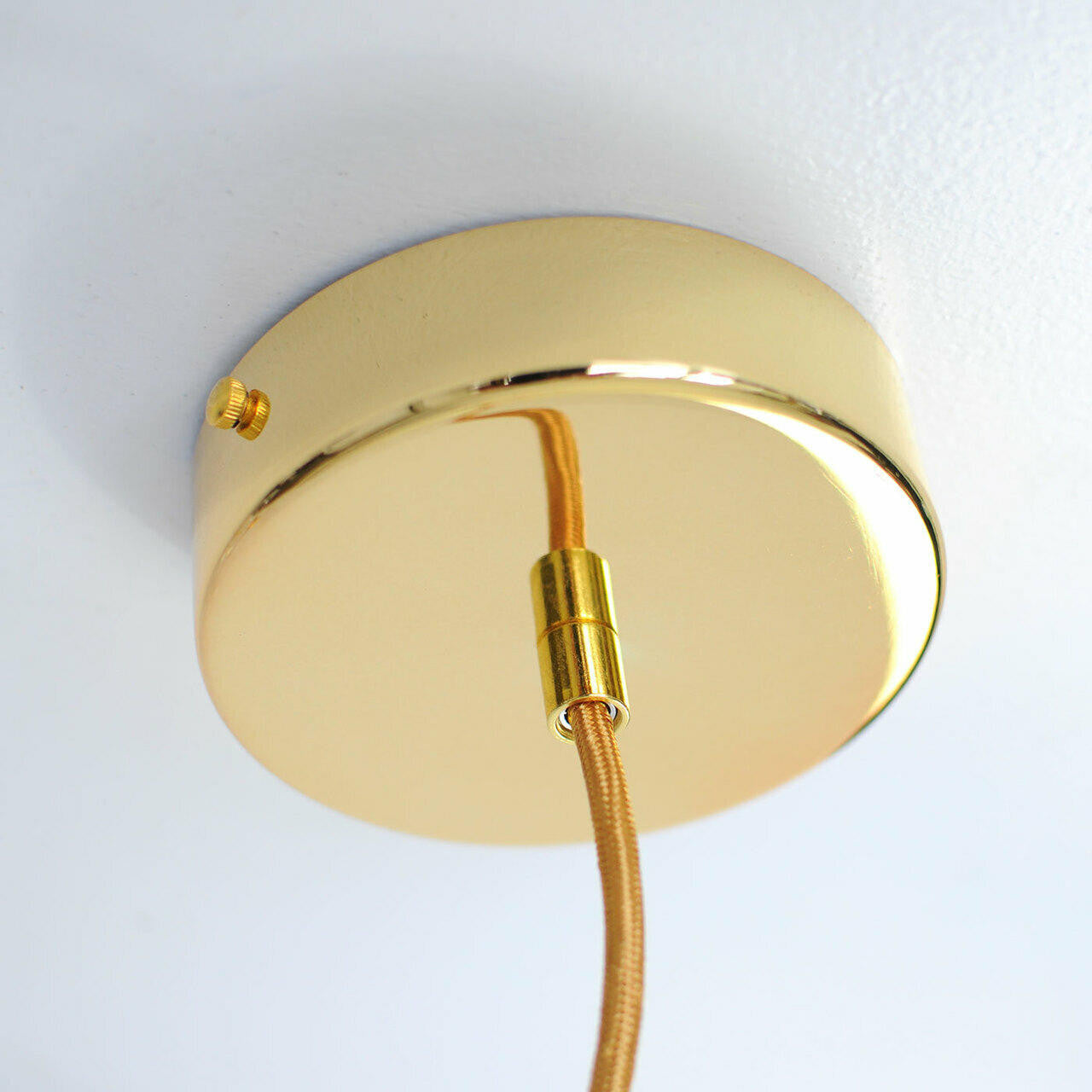 Mineheart King Edison Pendelleuchte Gold Glas
