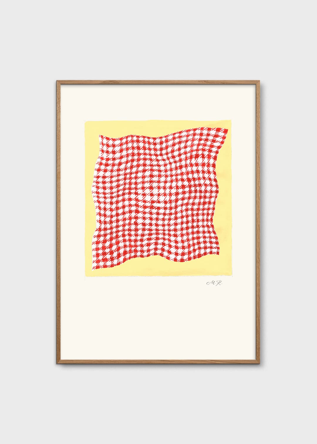 The Poster Club Art Prints Tern No. 1 Poster 30x40 cm rot gelb