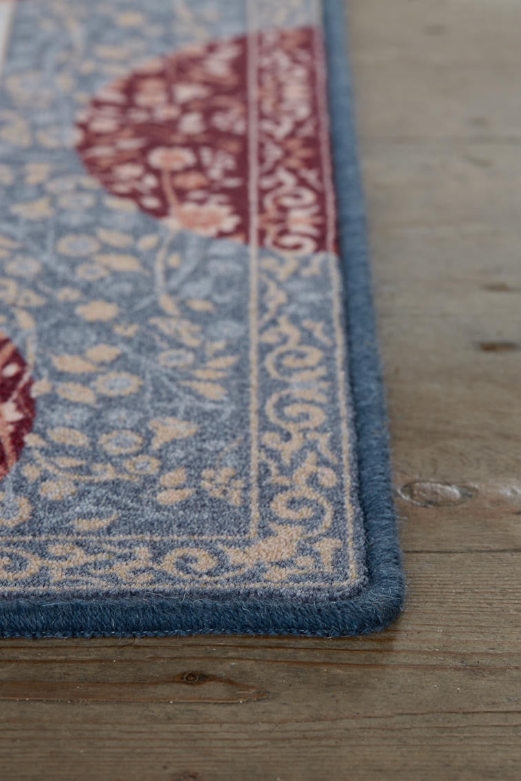 Mineheart Princely Purple Teppich Muster 20x20cm lila