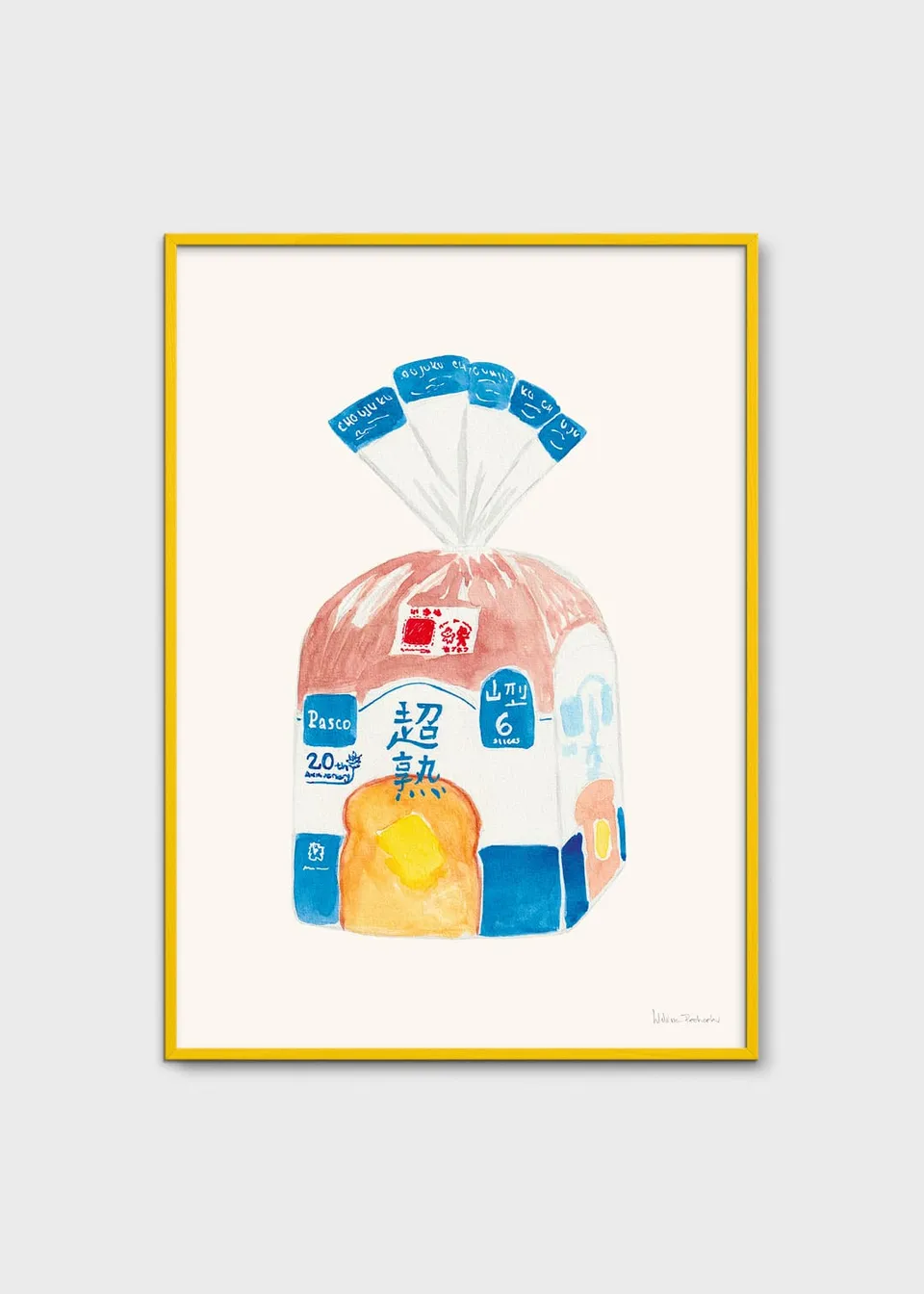 The Poster Club Bread Pack Poster 30x40 cm Küche