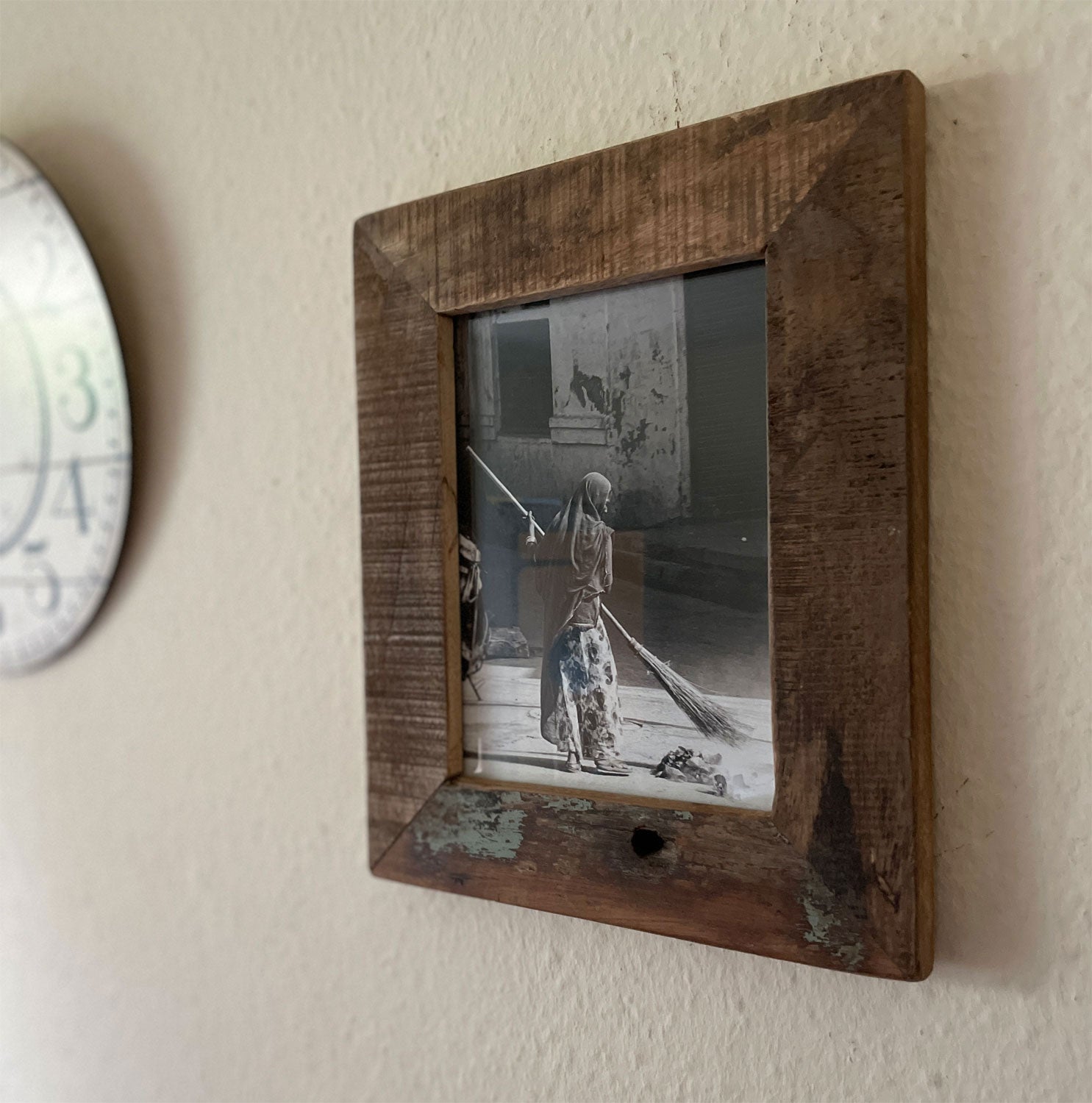 LS-LebenStil Streetwood Bilderrahmen Braun 20x20cm Holz