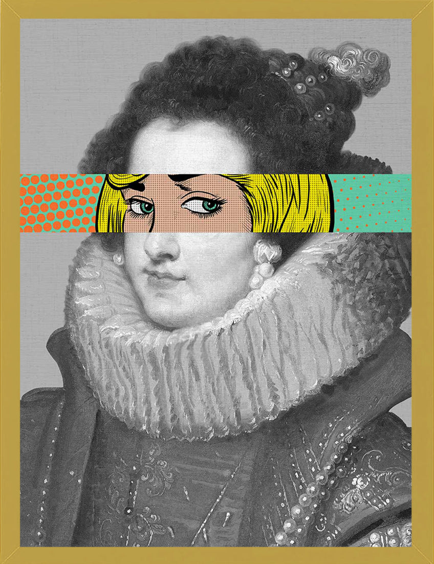 Mineheart Pop Portrait Gentildonna Poster 21x30cm