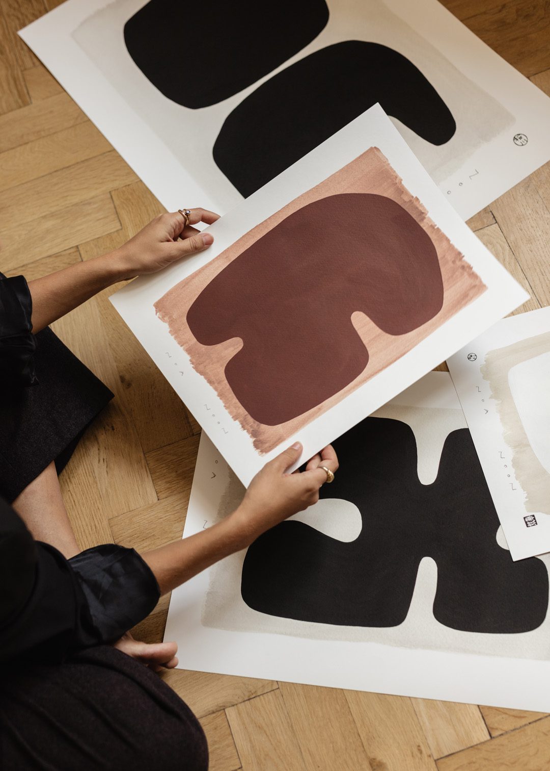 The Poster Club Earth Pigments Poster 30x40 cm braun