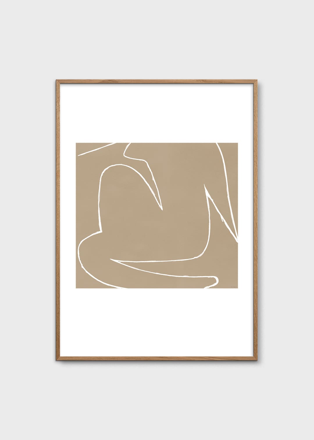 The Poster Club Art Prints Sense Poster 30x40 cm Beige