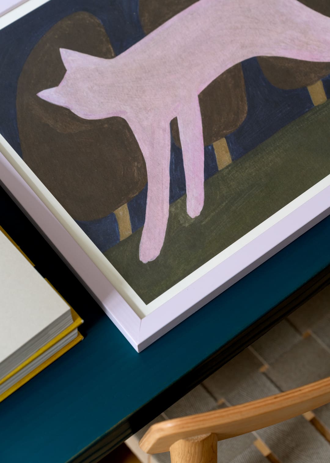 The Poster Club Art Prints Cat in the Forest Poster 30x40 cm Katze