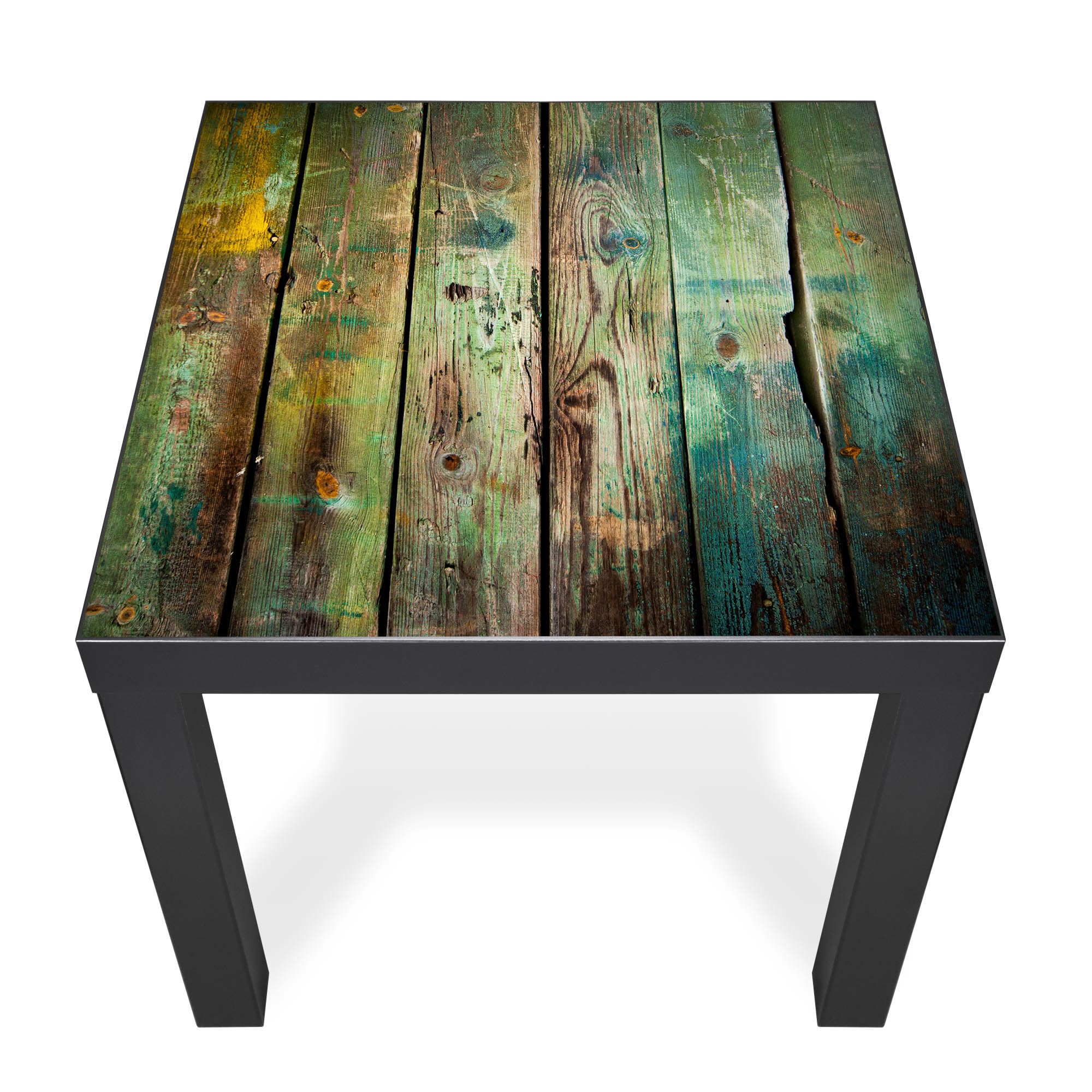 Banjado Möbelfolie Grünes Holz Tischfolie 55x55 selbstklebend