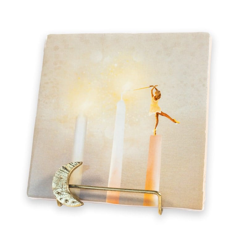 Storytiles Tile Holders Golden Stand Moon Fliesenständer Gold