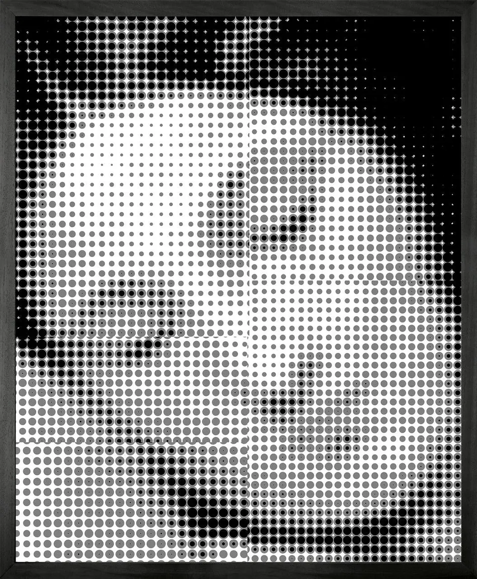 Mineheart Comicbook Venus Leinwandbild 30x41 Rahmen
