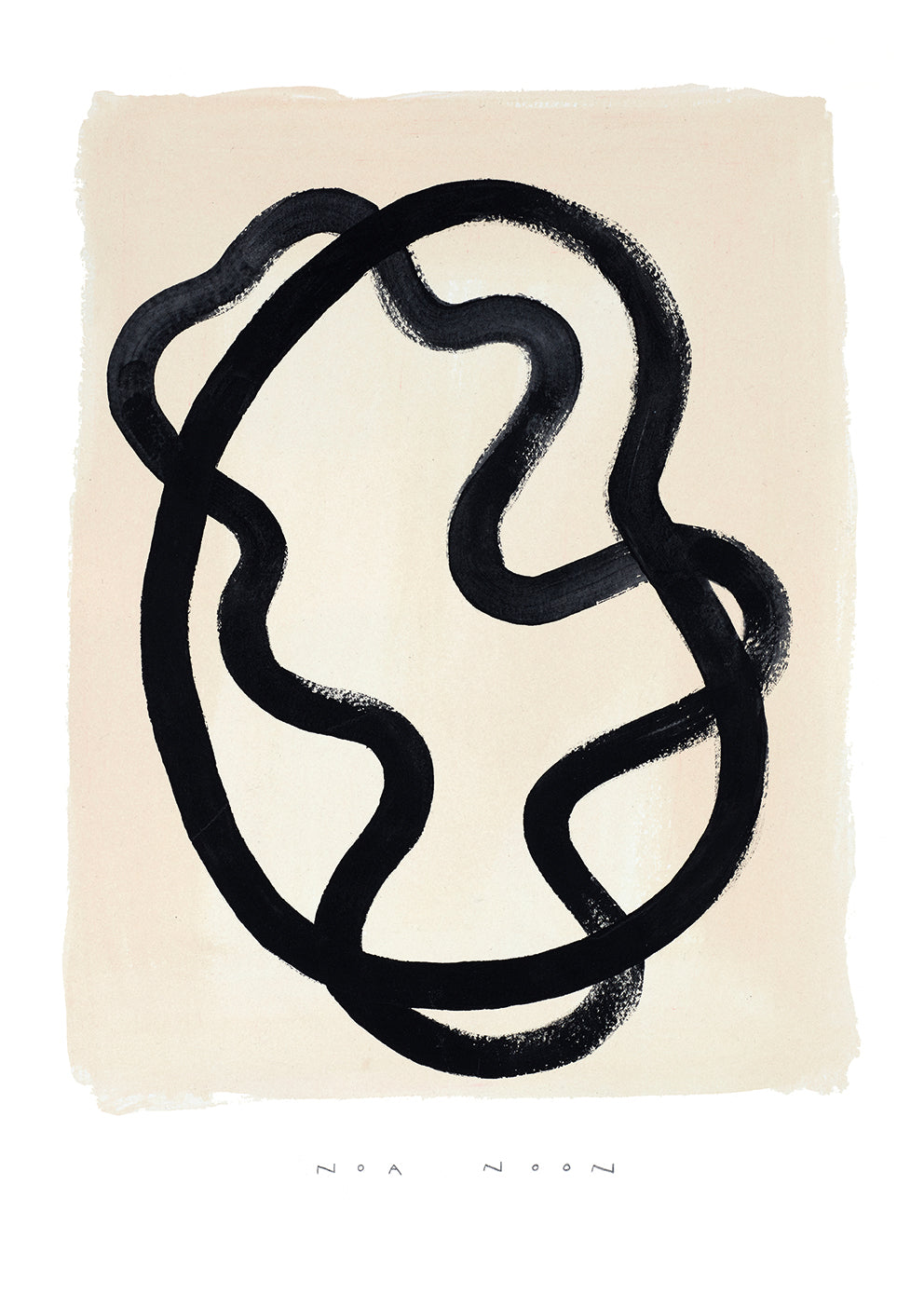 The Poster Club Samoa Poster 50x70 cm beige