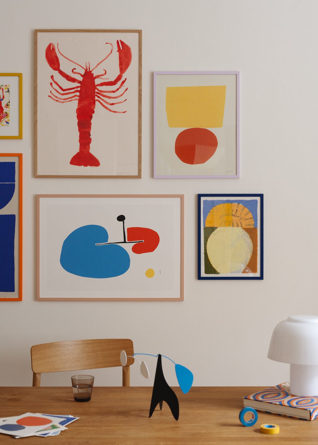 The Poster Club GUI Poster 50x70 cm abstrakt blau