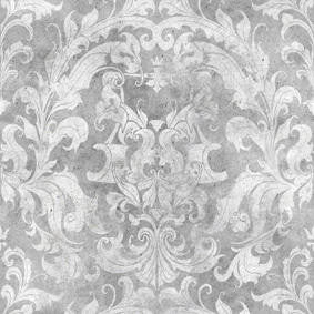 Mineheart Light Urban Concrete Damask Tapete Grau 70cm