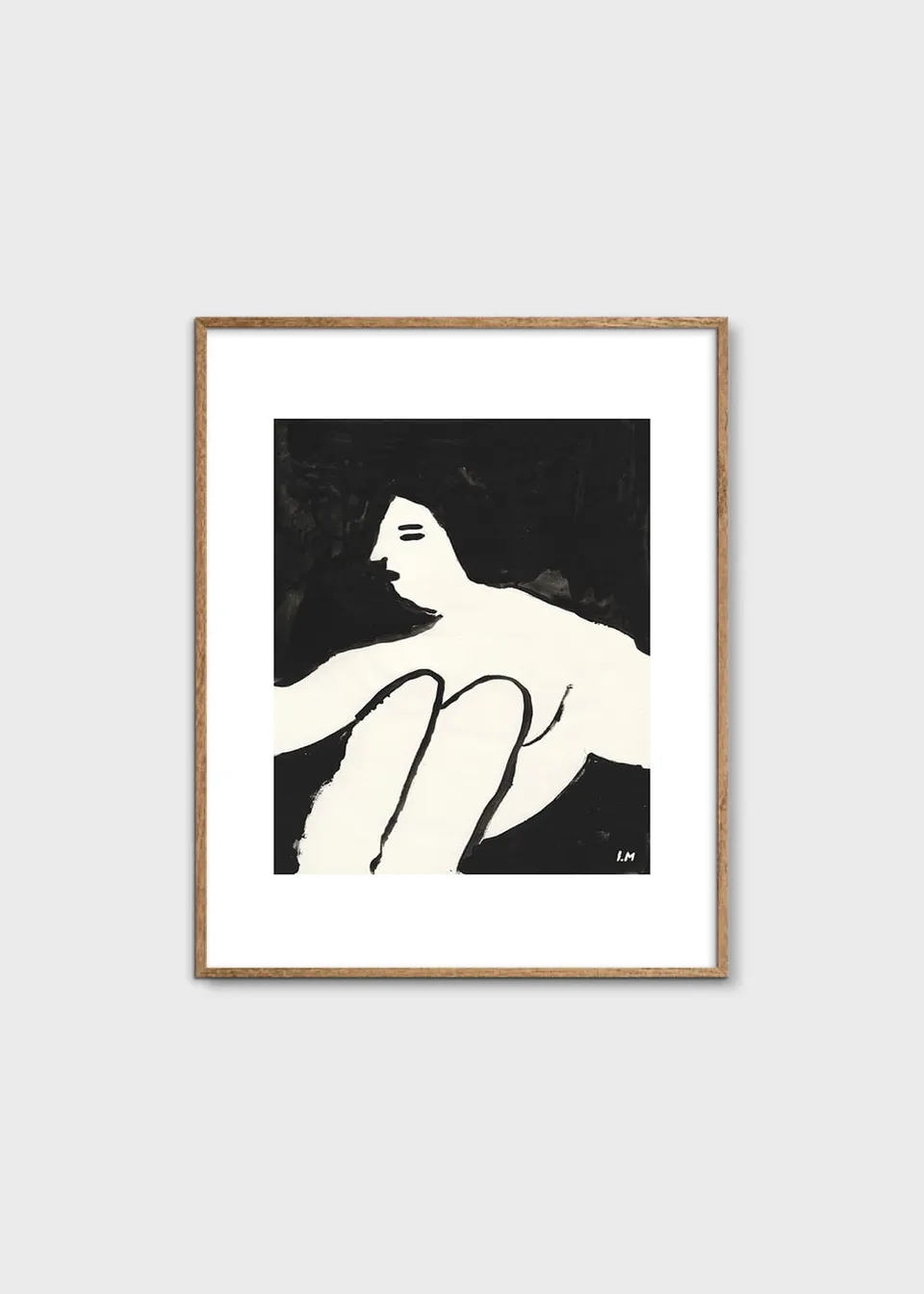 The Poster Club Woman Poster 40x50 cm beige Isis Maakestad