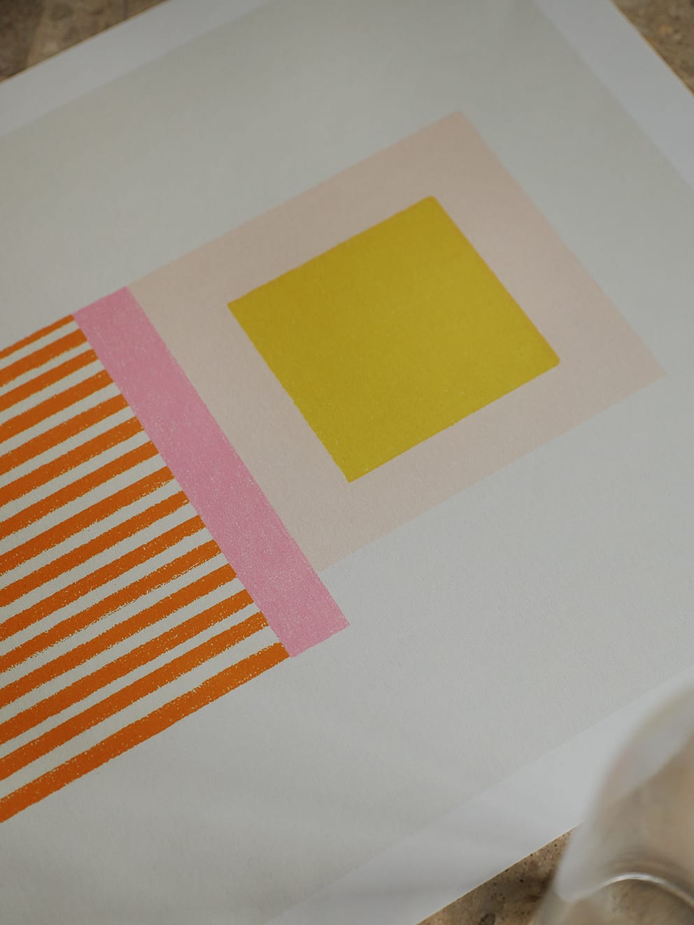 The Poster Club Side By Side Poster 40x50 cm orange