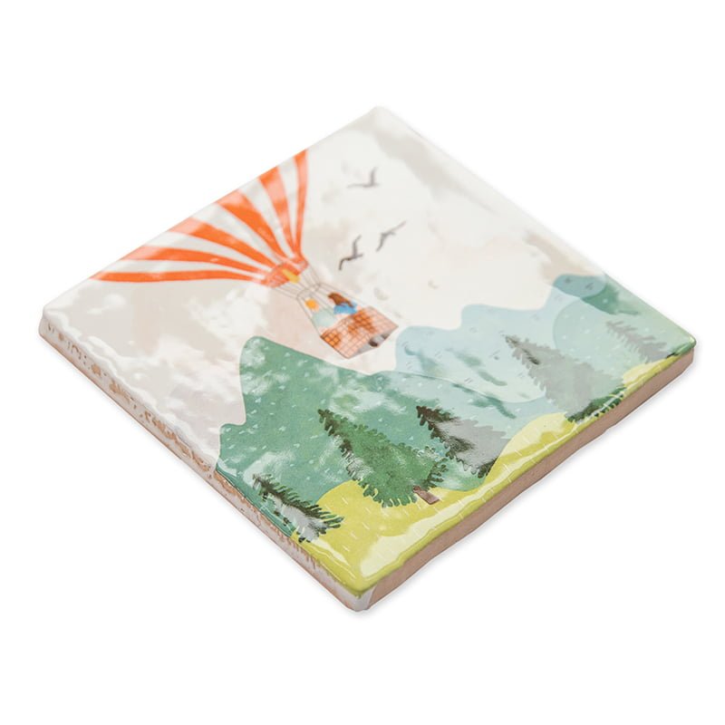 StoryTiles Delft blue In de wolken met jou Fliese S 10x10 cm