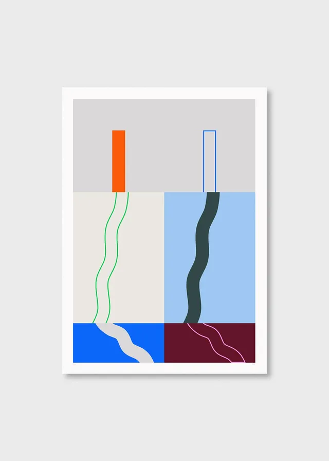 The Poster Club Colour Dance Print 70x100 limitiert bunt