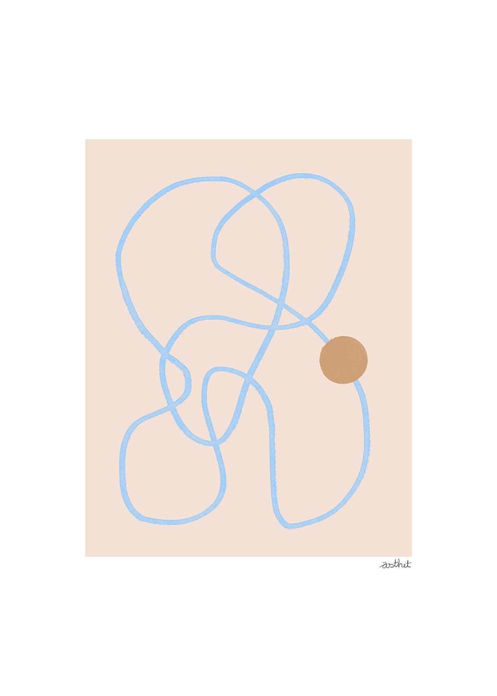 The Poster Club Play Poster 30x40 cm blau-rosa