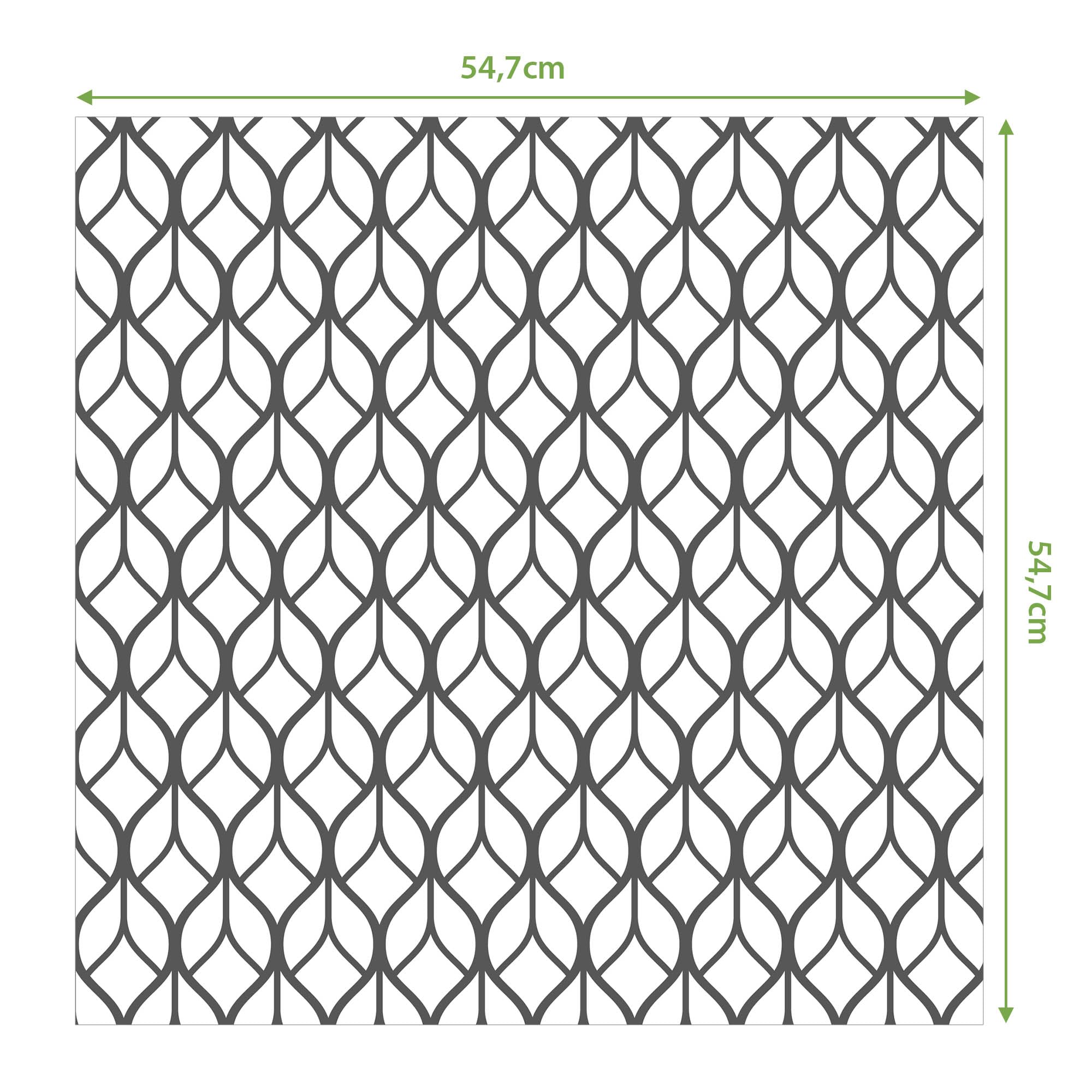 Banjado Möbelfolie Tischfolie Bucheckern 55x55 selbstklebend