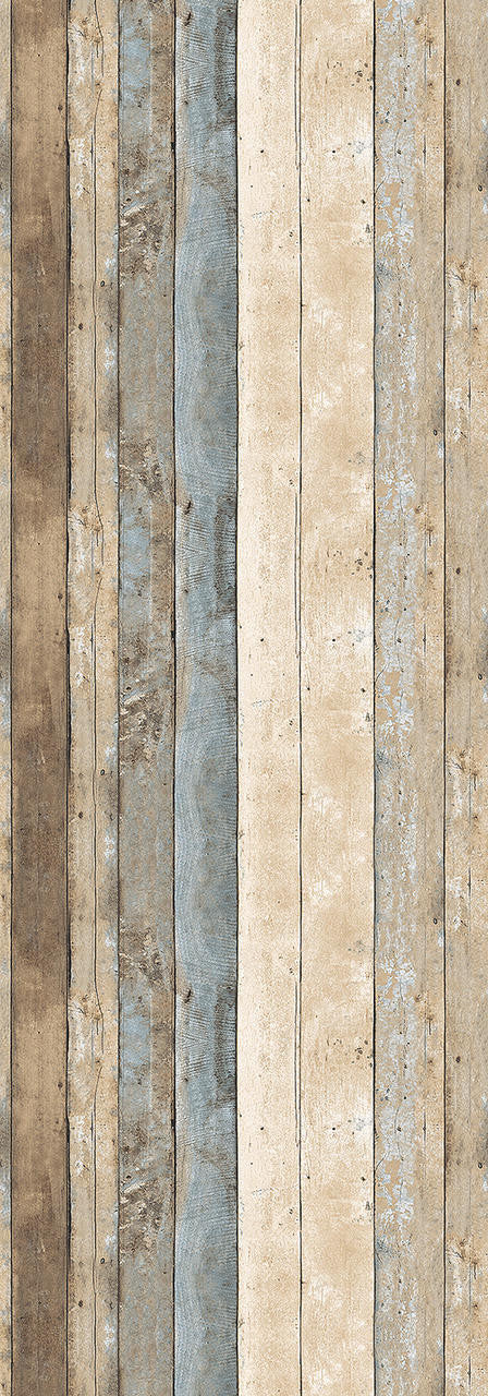 Mineheart Wallpaper Rustic Wood Panel Tapete Beige Cream Holzoptik