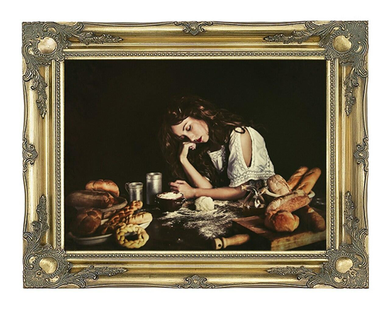 Mineheart Wall Art White Dress Leinwandbild 66x81 cm