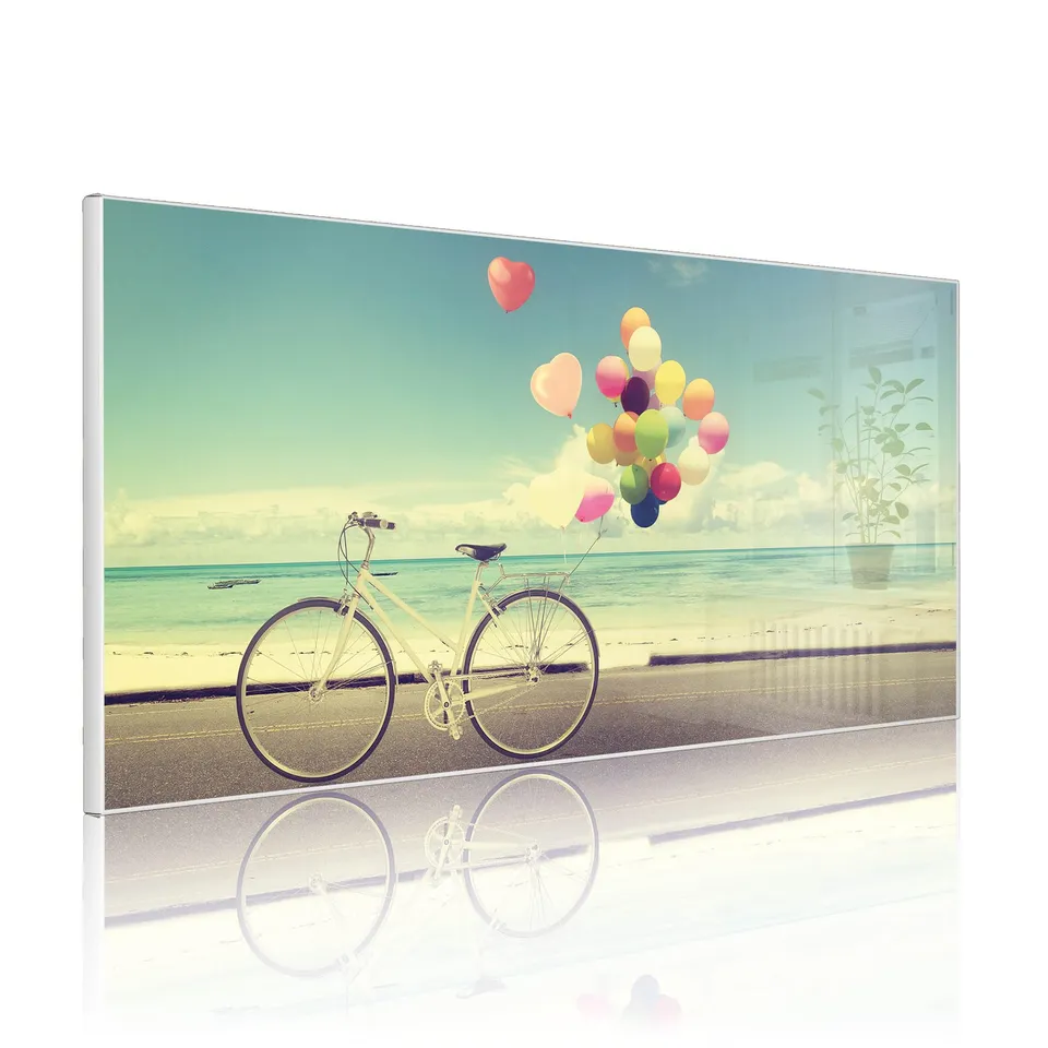 Banjado Magnettafel Auf Und Davon Magnetwand 78x37cm weiß Stahl