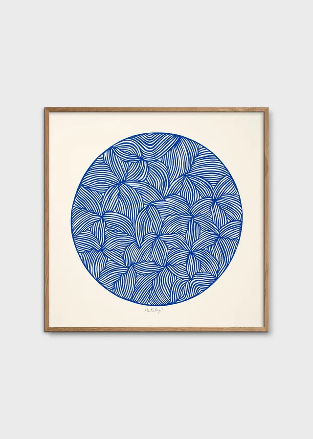 The Poster Club Art Prints Moon No 02 Poster 50x50 cm beige