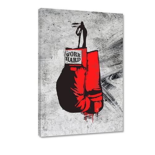 Hustling Sharks Wandbilder Red Gloves Wandbild 30x45 Boxen