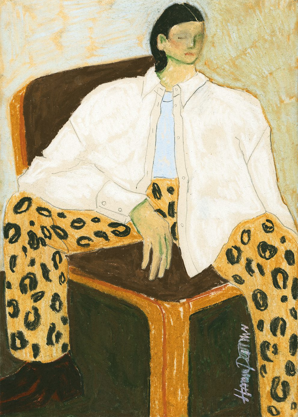 The Poster Club Fashion Diva 01 Poster 30x40 cm beige-braun