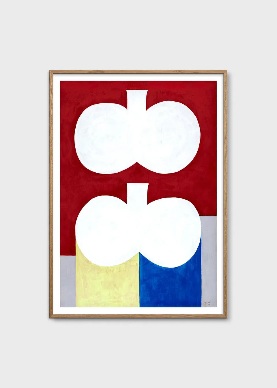 The Poster Club Fruit Stump Poster A4 bunt abstrakt