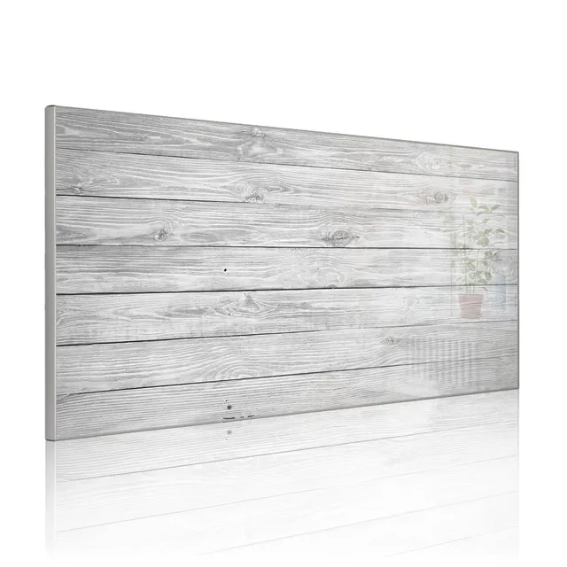 Banjado Magnettafel Weiß Gebeizt Metall 78x37 cm beschreibbar