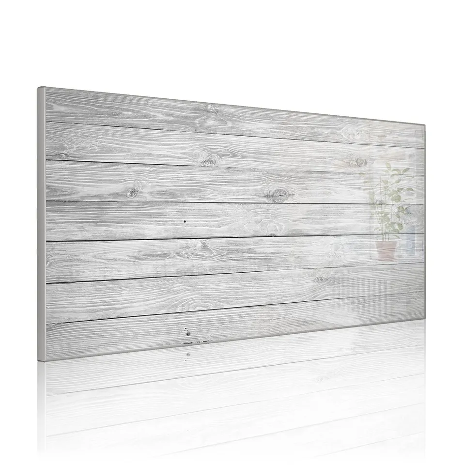 Banjado Magnettafel Weiß Gebeizt Metall 78x37 cm beschreibbar