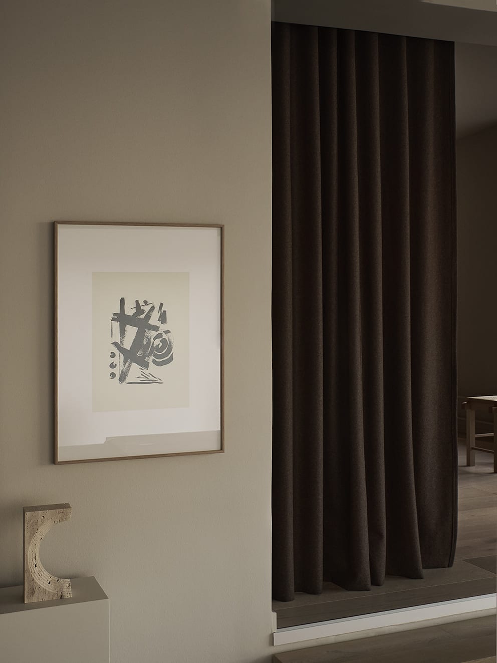 The Poster Club Pasos Kunstdruck 50x70 cm beige