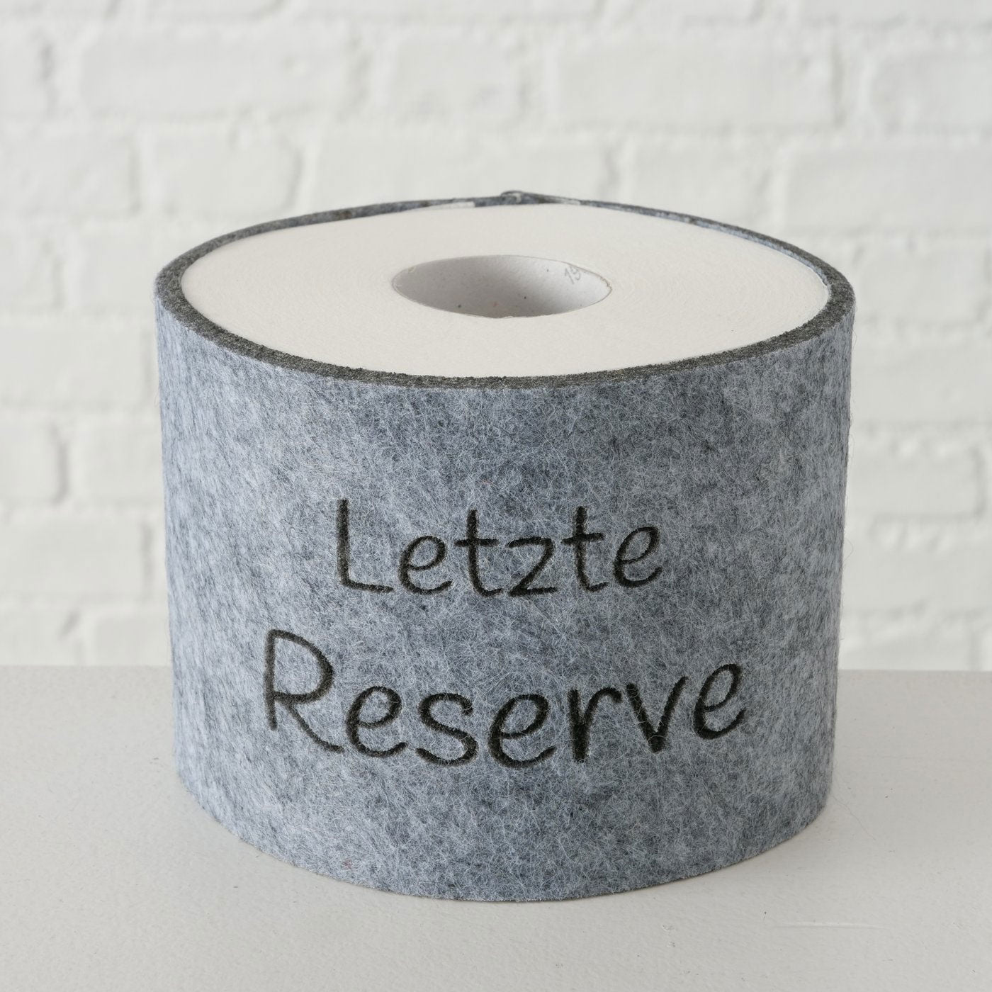 LS-LebenStil Möbel & Wohnen Klorollen Banderole Letzte Reserve Filz