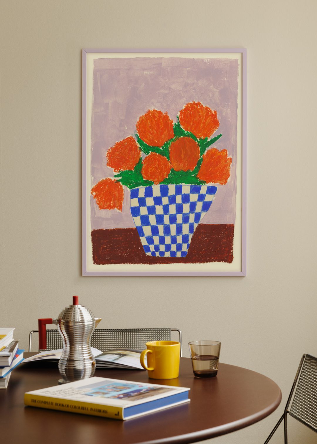 The Poster Club Lavender Bilderrahmen 30x40 cm grün Holz