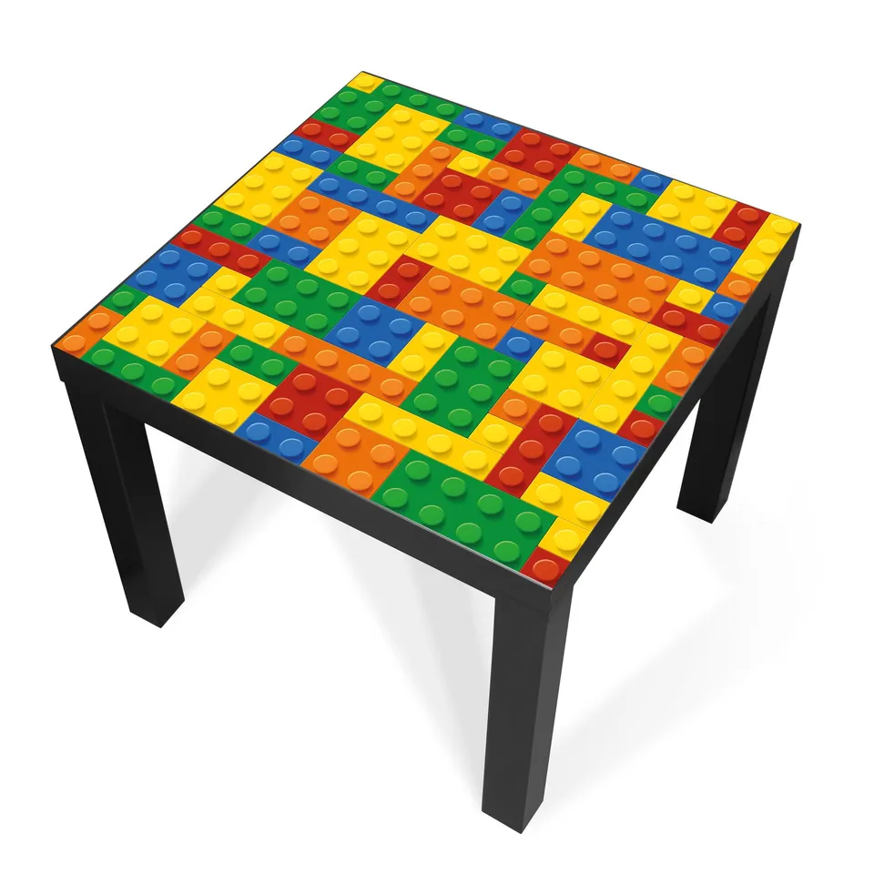 Banjado Möbelfolie Tischfolie Bausteine 55x55 selbstklebend