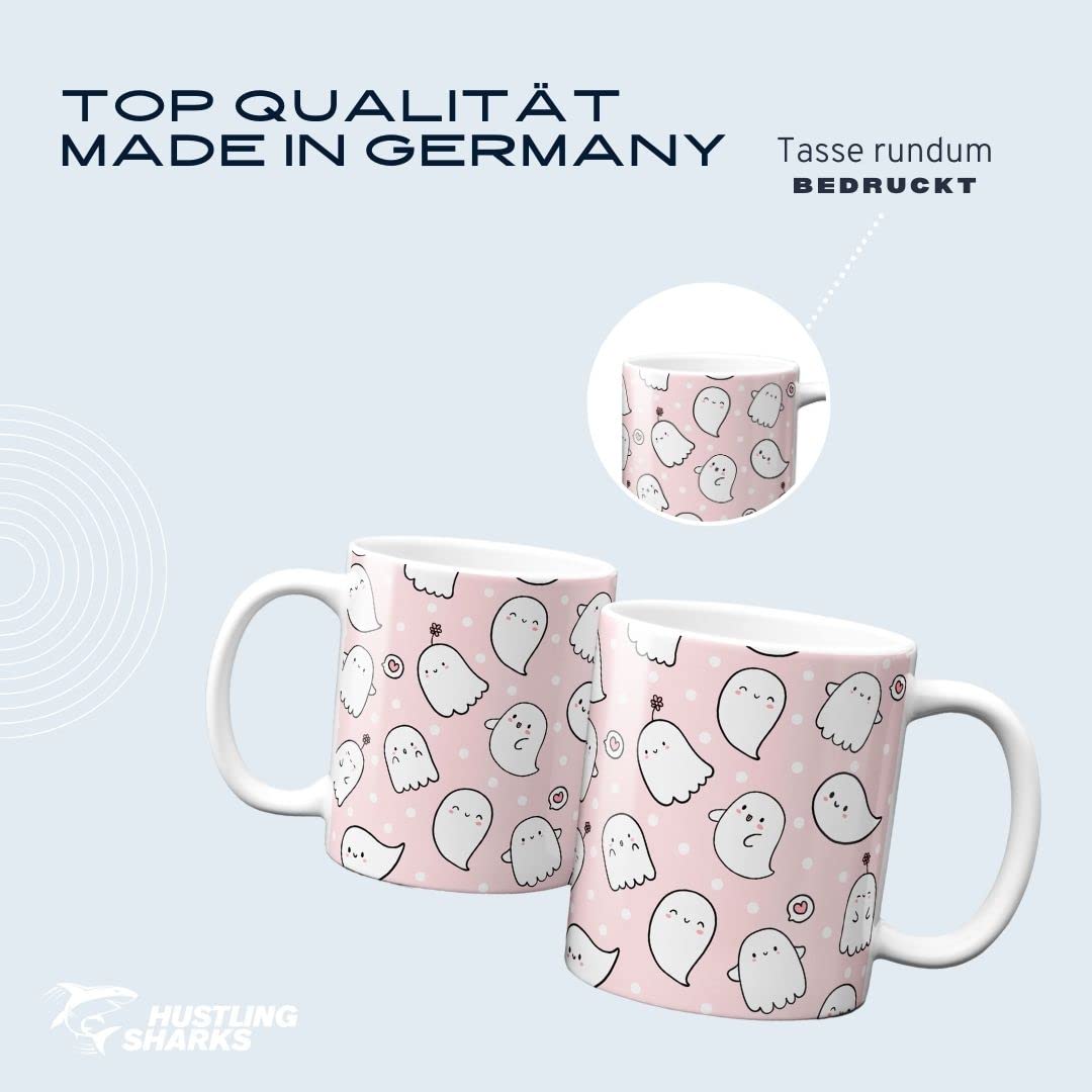 Hustling Sharks Wandbilder Süße Geister Tasse 330ml schwarz